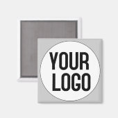 Personalisierte Logo-Designvorlage Magnet (Vorderseite/Rückseite)