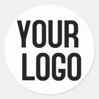 Personalisierte Logo-Designvorlage Runder Aufkleber