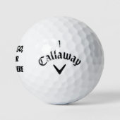 ⛳ Personalisierte Logo-Golfbälle - Weihnachtsgolfe Golfball (Logo)