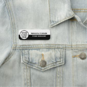 Personalisierte Logo-Mitarbeiter-Magnet- oder Sich Namensschild (Beispiel)