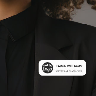 Personalisierte Logo-Mitarbeiter-Magnet- oder Sich Namensschild