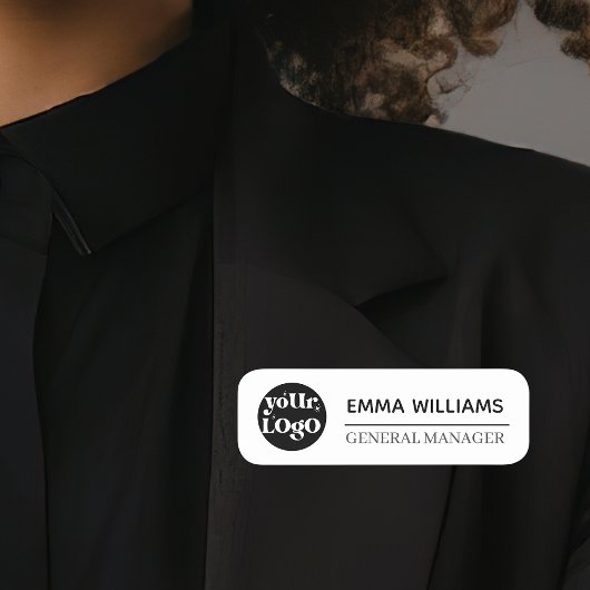 Personalisierte Logo-Mitarbeiter-Magnet- oder Sich Namensschild