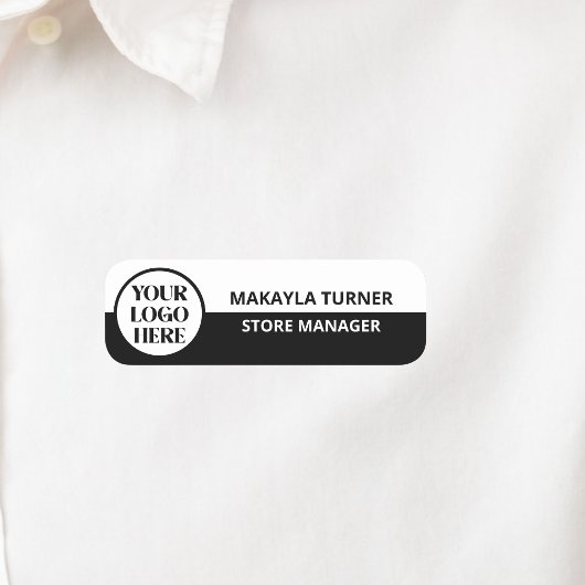 Personalisierte Logo-Mitarbeiter-Magnet- oder Sich Namensschild