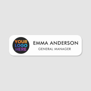 Personalisierte Logo-Mitarbeiter-Magnet- oder Sich Namensschild