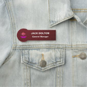 Personalisierte Logo-Tag für Mitarbeiter Namensschild (Beispiel)