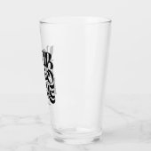 Personalisierte Logo- und Text-Biergläser Glas (Links)