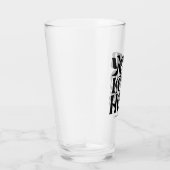 Personalisierte Logo- und Text-Biergläser Glas (Rechts)