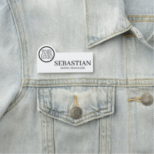 Personalisierte Logodetails für Mitarbeiter/Mitarb Namensschild