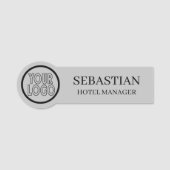 Personalisierte Logodetails für Mitarbeiter/Mitarb Namensschild (Vorderseite)