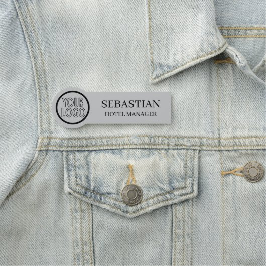 Personalisierte Logodetails für Mitarbeiter/Mitarb Namensschild (Beispiel)