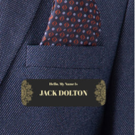 Personalisierte Logomarke für Mitarbeiter Namensschild