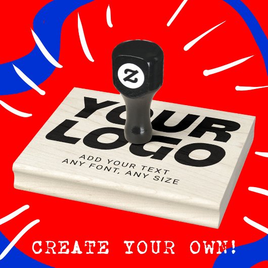 Personalisierte Logos und Berufliche Textvorlage Gummistempel