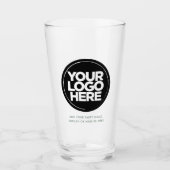 Personalisierte Logos und Bierbrillen Glas (Vorderseite)