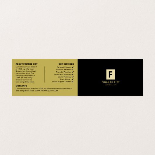 Personalisierte Logos und Foto, Unternehmen und Fi Visitenkarten (Außenseite Aufgefaltet)