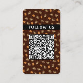 Personalisierte Logos und QR-Code Visitenkarte (Rückseite)