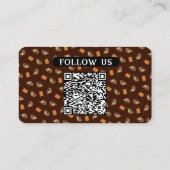 Personalisierte Logos und QR-Code Visitenkarte (Rückseite)