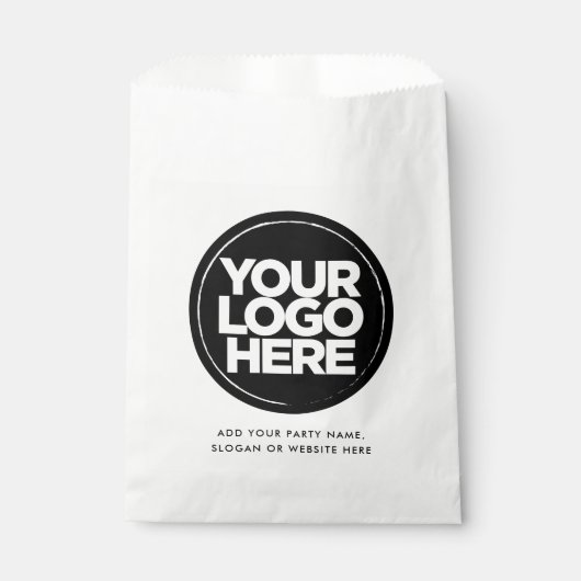 Personalisierte Logos und Text einfach Geschenktütchen (Vorderseite)