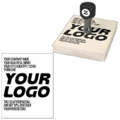 Personalisierte Logos und Text groß Gummistempel (Stempel)