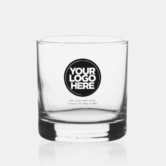 Personalisierte Logos und Text-Whiskey-Gläser Whiskyglas (Vorderseite)