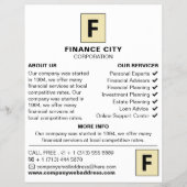 Personalisierte Logos, Werbung für Unternehmen und Flyer (Vorne)