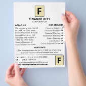 Personalisierte Logos, Werbung für Unternehmen und Flyer (Hand)