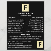 Personalisierte Logos, Werbung für Unternehmen und Flyer (Vorne)