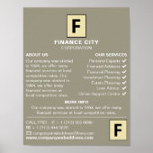 Personalisierte Logos, Werbung für Unternehmen und Poster (Vorne)