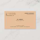Personalisierte Logos, Zahnärzte, Zahnärzte Visitenkarte (Vorderseite)