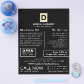 Personalisierte Logos, Zahnmedizin, Zahnmedizin Flyer (Einzeln)