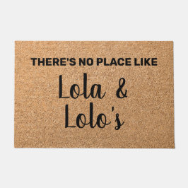 Personalisierte Lola & Lolo Grandeltern Willkommen Fußmatte