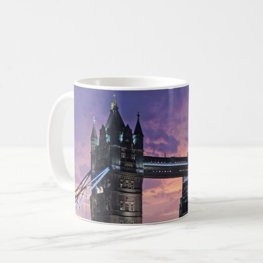 Personalisierte London Bridge Kaffeetasse (Vorderseite Links)