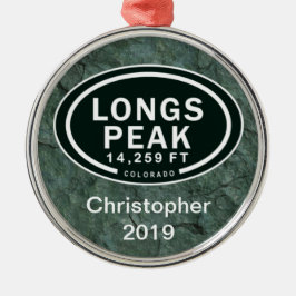 Personalisierte LongPeak Ornament Aus Metall