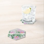 Personalisierte Lotus-Blume für Wasserfarben Beruf Untersetzer (Vor Ort)