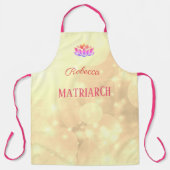 Personalisierte Lotus Blume Matriarch Schürze (Vorderseite)