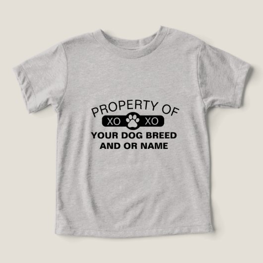 Personalisierte LT-Eigenschaft von [Hundezucht/Nam (Design Vorderseite)