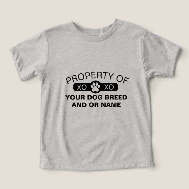 Personalisierte LT-Eigenschaft von [Hundezucht/Nam (Design Vorderseite)