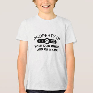 Personalisierte LT-Eigenschaft von [Hundezucht/Nam Tri-Blend Shirt