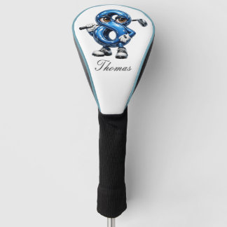 Personalisierte Lucky 8 Golf Kopfbedeckung Headcover