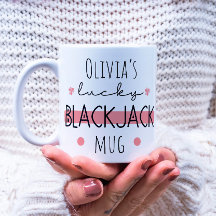 Personalisierte Lucky Blackjack-Tasse