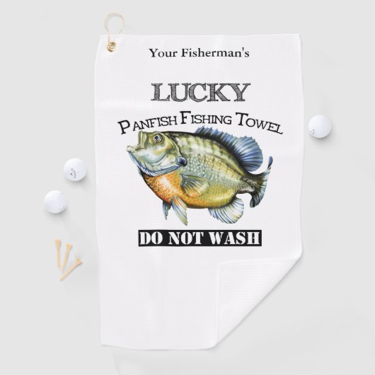 Personalisierte Lucky Panfish Handtuch (Insitu)