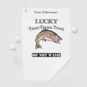 Personalisierte Lucky Trout Handtuch (Insitu)