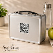 Personalisierte Lunchbox mit Scannercode