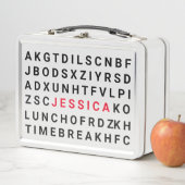 Personalisierte Lunchbox - Wortsuche (Beispiel)