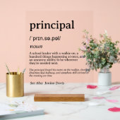Personalisierte lustige Definition eines männliche Acrylschild (Hochzeit)