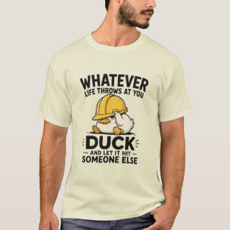 Personalisierte Lustige Ente Herren T-Shirt