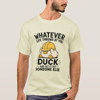 Personalisierte Lustige Ente Herren T-Shirt