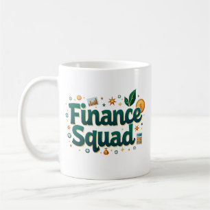 Personalisierte lustige Finanztruppe Kaffeetasse