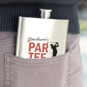 Personalisierte lustige Golf Par Tee Saft-Flasche Flachmann (Beispiel)