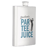 Personalisierte lustige Golf Par Tee Saft-Flasche Flachmann (Rechts)