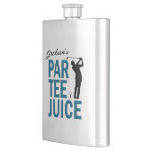 Personalisierte lustige Golf Par Tee Saft-Flasche Flachmann (Links)